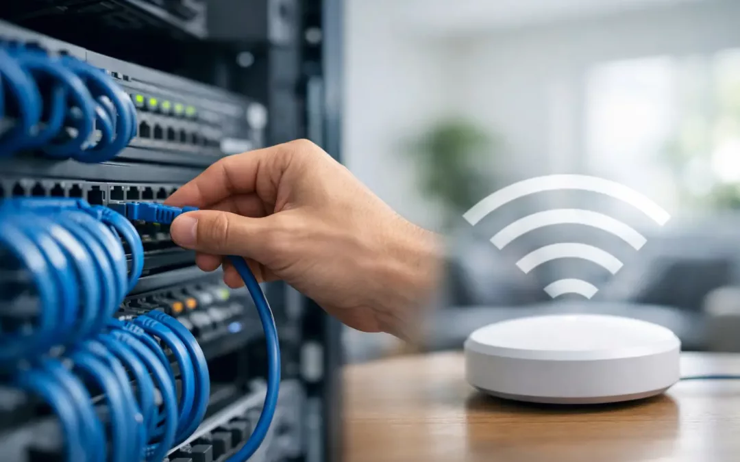 How Proper Cabling Reduces Wi-Fi Dead Zones